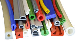 Extruded silicone profiles