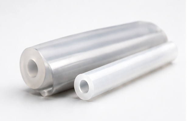 Standard and reinforced silicone tubing
