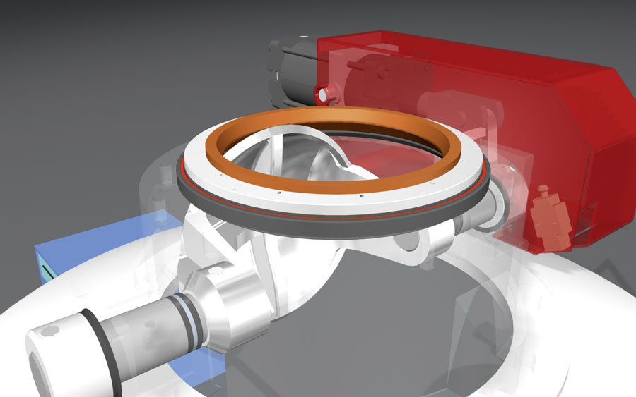 Dome valve seal